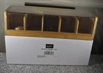 Nifty Solutions Bamboo Tea Box 5 Compartment Bag Storage, Stores 100 Nib. Fixed Price $24.00.