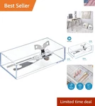 Decorative Countertop Vanity Tray Organizer For Bathroom, Bedroom, Closet, En.... Fixed Price $35.99.
