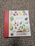Recipe Organizer Large Book Binders Pockets Blank Pages 8 Tabs Sections Galison. Fixed Price $19.99.