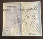 New Ikea Variera Shelf Insert Stand White Floral 12.5"X 11"X6.125 601.366.23. Fixed Price $10.99.