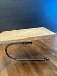 Creative Co-op Hand Towel Ring Wood Shelf, Wall Mount Holder Black. Fixed Price $14.00.