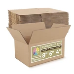 Mat Board Center, 8X6X4 Inches Shipping Boxes For Mailing Moving Packaging, 2.... Fixed Price $31.45.