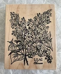 Psx Rubber Stamp K-1299 Lilac Oleaceae Botanical Flowers. Fixed Price $12.95.
