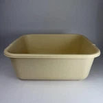 Vintage Rubbermaid Almond Plastic Dish Pan 2951 Beige - 11.4 Quart / 2.85 Gal. Fixed Price $39.97.