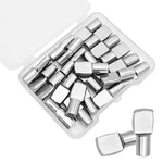 22 Pcs Shelf Pins PEGS,1/4 Inch Diameter Spoon Shape Nickel Plated Supp.... Fixed Price $10.46.