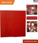 30-P-3232R Red Metal Pegboard Pack. Fixed Price $97.51.