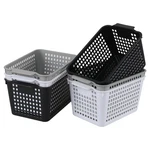 Utiao 6 Pack Plastic Storage Baskets Small Organizer Grey White Black. Fixed Price $31.94.