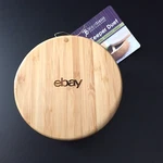 Branded Totally Bamboo Salt Box Duet Keeper Magnetic Swivel Lid 2 Chambers. Fixed Price $12.99.