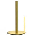 Paper Towel Holder Countertop, Stainless Steel, Gold, For Kitchen, Pantry, Rv. Fixed Price $18.42.