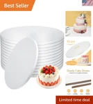12 Pcs Cake Drums Inch, Drum, Boards Round, 1/2" Thick.... Fixed Price $95.70.