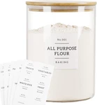 Large Glass Storage Jars With Airtight Bamboo Lid 100 Fl Oz 3000ML-1PACK. Fixed Price $33.32.