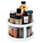 Kitchen Spaces Two-tier Lazy Susan Organizer, Cabinet Turntable Shelf Storage.... Fixed Price $16.87.