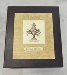 Hallmark Family Recipes 3-RING Binder Brown/beige. Fixed Price $25.00.