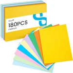 Koogel Index Cards 4X6, 180 Count, Colored Large Blank On Both Sides. Fixed Price $14.95.