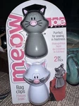 Joie 2PC Meow Cat-themed Bag Clips Set Purrfect For Sealing Freshness. Fixed Price $15.00.