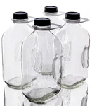 64 Ounce Heavy Glass Milk Bottle/jug Pack With 8 Tamper-evident Lids &. Fixed Price $55.42.