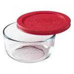 Pyrex 2 Cup Round Glass Food Storage Container With Red Lid Bpa Free. Fixed Price $17.49.