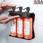 3 Soap Dispenser Stainless Steel Press Pump Bathroom Kitchen Organizer New. Fixed Price $101.89.