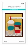 New Spellbinders Coffee Or Tea Dies S4-1269 Cute Cups To-go Take-out Drinks. Fixed Price $16.99.