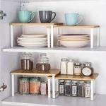 2PCS Kitchen Shelves Stackable Counter Shelf Cupboard Organizer Rack Expandable. Fixed Price $26.12.