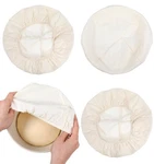 3 Pcs Bowl Covers For Bread Proofing 10 Inch, Cotton Linen Sourdough Basket L.... Fixed Price $14.84.