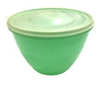 Tupperware Crisp-it Jadite Crisper Keeper # 679-7 With 680-8 Lid Vintage. Fixed Price $9.99.