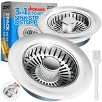 Zaa Kitchen Sink Drain Strainer - Stopper,stainless Steel Kitche.... Fixed Price $32.58.