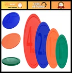 Mixing Lids Set - Green, Orange, Blue, Red Fits Pyrex Bowls Usa Made. Fixed Price $39.99.