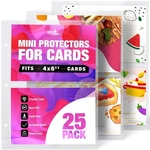 25PACK 4X6 Inch Recipe Card Protectors Clear Sleeves For 8.5X9.5. Fixed Price $10.32.
