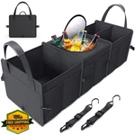 Kyooh Suv Trunk Organizer 95L Cooler 3 Compartments Collapsible Car. Fixed Price $27.99.