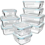 18 Piece Glass Food Storage With Lids, Meal Prep Containers,.... Fixed Price $50.32.