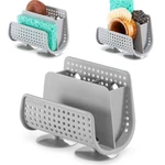 100% Genuine! Madesmart Sink Caddy Grey Deluxe Includes 2 Movable Suction Cups!. Fixed Price $14.00.