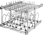 Rev-a-shelf 5CW2-2122-CR 21" 2-TIER Pull Out Kitchen Cabinet Organizer Chrome. Fixed Price $209.99.