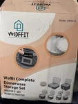 Woffit WF5415 Complete Dinnerware Storage Set. Fixed Price $40.00.