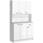 Homcom 71" Modern Freestanding Kitchen Buffet Hutch With Server Storage. Fixed Price $463.92.