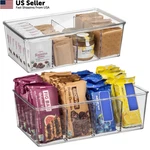 Clearspace Pantry Organization And Storage Bins 10" X 6" 3" - 2 Pack,. Fixed Price $36.65.