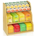 Esluker.ly Cup Holder Tea Bag Organizer For Countertop, 3 Tier Bamboo Coffee. Fixed Price $65.66.