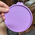 Tupperware 6793A-3 Replacement Lid, Lavender 5 3/4 Outside Edge Butterfly Tab. Fixed Price $7.25.