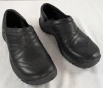 Merrell Select Grip Womens Sz 7 Leather Slide Loafer Black Non Slip Sole Euc. Fixed Price $22.88.