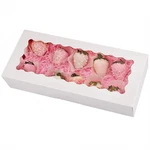 Tcoivs 20-PACK Cookie Boxes With Window, 12.5" 5.5" 2.5", White. Fixed Price $21.72.