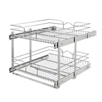 Rev-a-shelf 24 X 22 2-TIER Kitchen Organization Cabinet Pullout Basket. Fixed Price $152.99.
