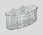 Interdesign Suction Holder Clear Plastic Sponge Scrubber Kitchen Bath Sink 38900. Fixed Price $14.99.