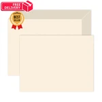 100 Pack Cream Blank Cardstock Thick Paper Goefun 80LB Flat 5X7,. Fixed Price $27.99.