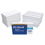 Oxford 41 (1000 Pk) Ruled Index Cards, 4" 6", White, 1,000 Packs .... Fixed Price $12.74.
