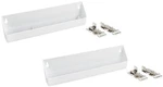 Rev-a-shelf LD-6572-14-1 Lazy Daisy Set Of (2) 14" Polymer Deluxe White. Fixed Price $30.38.