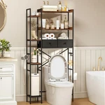 Quikraen Over The Toilet Storage Shelf With Drawer, 7-TIER Above To... Fast Ship. Fixed Price $108.99.