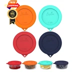 Sophico 1 Cup Round Silicone Storage Cover Lids Replacement For Mix - 4 Pack. Fixed Price $25.98.