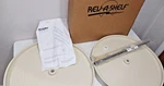 Rev-a-shelf 24" 2-TIER Full Circle Almond Color Lazy Susan / Daisy #2062-24-15-1. Fixed Price $33.50.