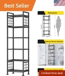 6-WIRE Standing Storage Shelf For Bathroom Organizers & Laundry R.... Fixed Price $92.66.
