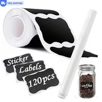 120 Stickers + Pen Waterproof Reusable Label For Kitchen Food Storage. Fixed Price $8.49.